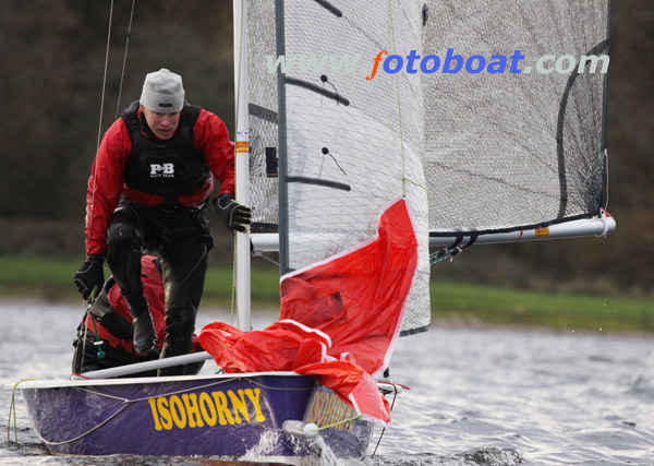 Bartley Burn Out action photo copyright Debbie Degge / www.fotoboat.com taken at Bartley Sailing Club and featuring the ISO class