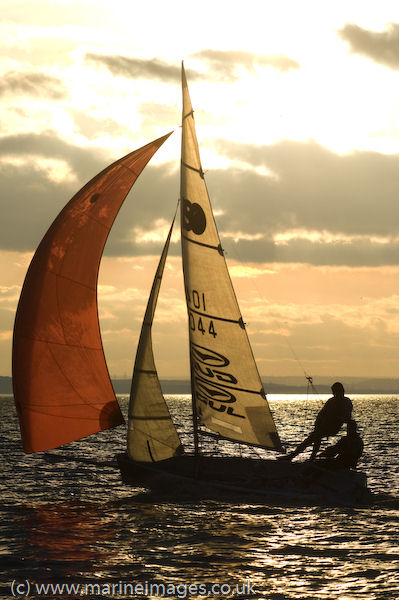 Brass Monkey Race at Leigh photo copyright Graeme Sweeney / www.marineimages.co.uk taken at Leigh-on-Sea Sailing Club and featuring the ISO class