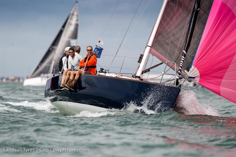 Tiderace,GBR 100X, J100 on day 2 of the 2020 Landsail Tyres J-Cup photo copyright Paul Wyeth / www.pwpictures.com taken at Royal Ocean Racing Club and featuring the J100 class