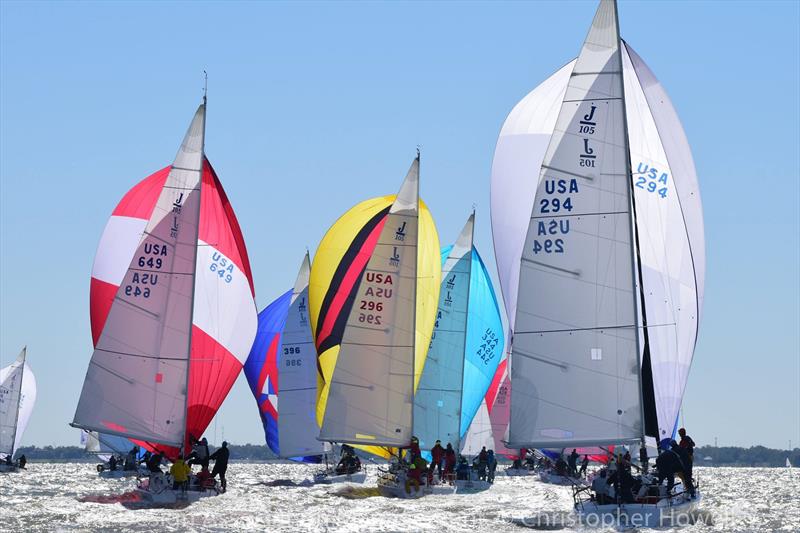 J/105 North American Championship day 3 photo copyright Christopher Howell taken at Lakewood Yacht Club and featuring the J105 class