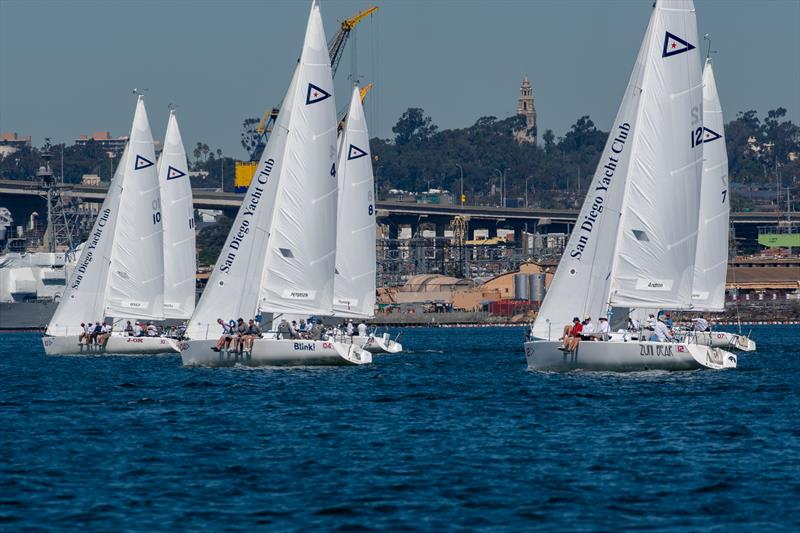 International Masters Regatta at San Diego day 2 photo copyright Alex Pupko & Tom Walker / San Diego Yacht Club taken at San Diego Yacht Club and featuring the J105 class