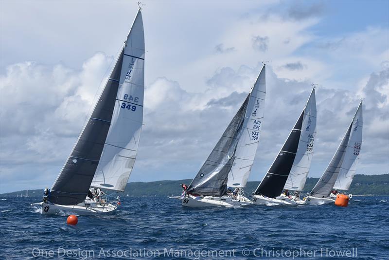 2018 J/105 North American Championship - Day 1 photo copyright Christopher Howell taken at Little Traverse Yacht Club and featuring the J105 class