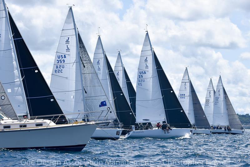 2018 J/105 North American Championship - Day 1 photo copyright Christopher Howell taken at Little Traverse Yacht Club and featuring the J105 class