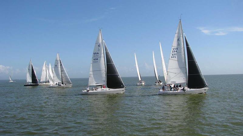 J/Fest Southwest 2017 photo copyright Eric Moorehead taken at Lakewood Yacht Club and featuring the J105 class