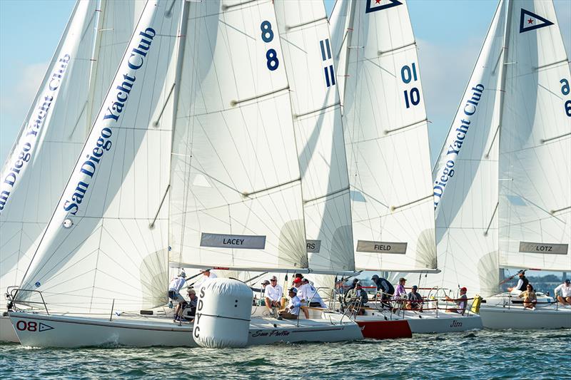 2022 International Masters Regatta day 1 photo copyright Mark Albertazzi taken at San Diego Yacht Club and featuring the J105 class