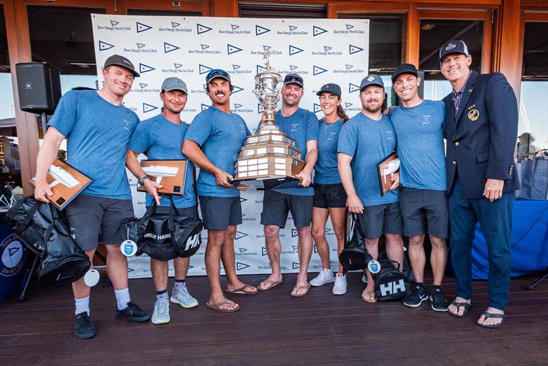 San Diego Yacht Club Wins the 2022 Sir Thomas Lipton Challenge Cup photo copyright Mark Albertazzi taken at San Diego Yacht Club and featuring the J105 class