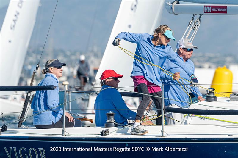 2023 International Masters Regatta photo copyright Mark Albertazzi taken at San Diego Yacht Club and featuring the J105 class