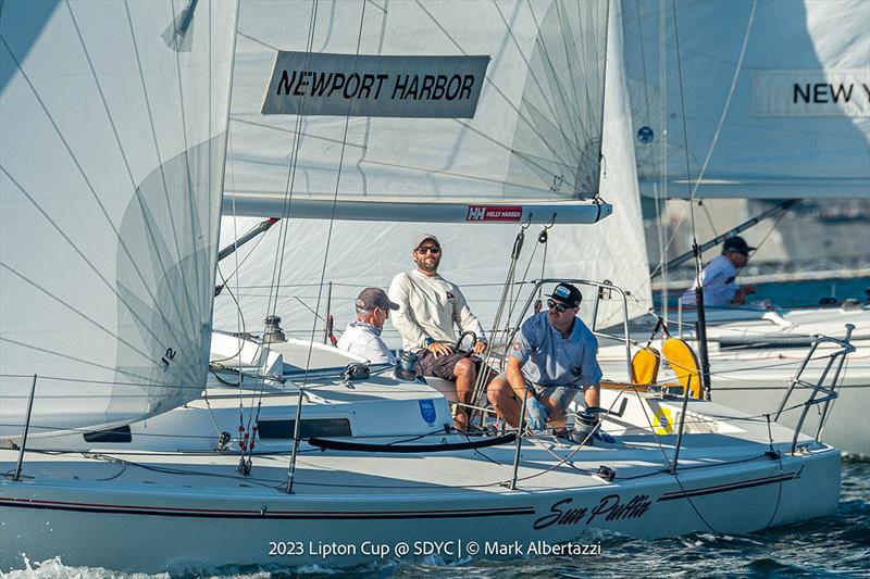 2023 Lipton Cup photo copyright Mark Albertazzi taken at San Diego Yacht Club and featuring the J105 class