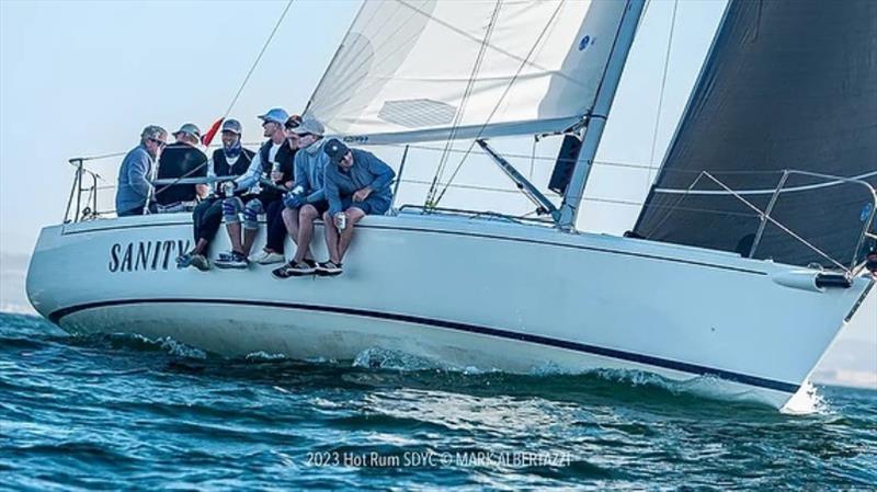 Rick Goebel's Sanity - Hot Rum Series 2023 photo copyright San Diego YC / Mark Albertazzi taken at San Diego Yacht Club and featuring the J105 class
