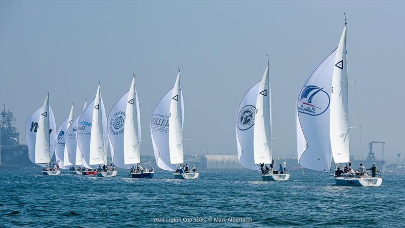 2024 Lipton Cup photo copyright Mark Albertazzi taken at San Diego Yacht Club and featuring the J105 class