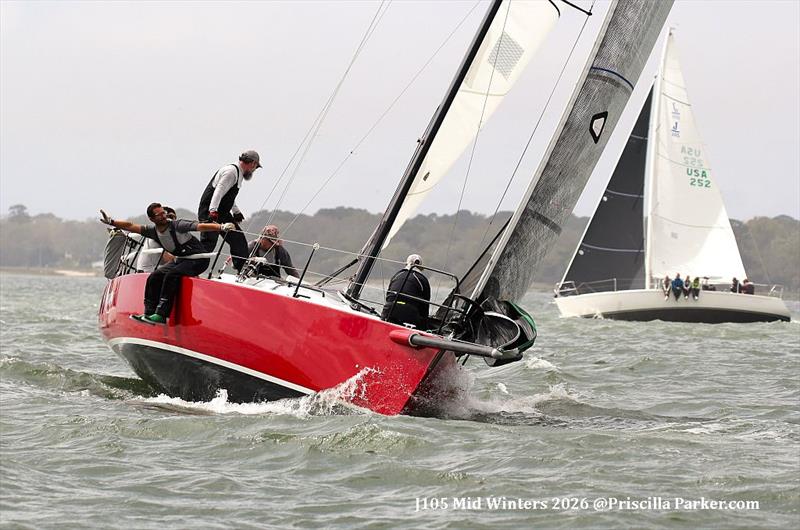 2026 J/105 Midwinter Championship photo copyright Priscilla Parker taken at Charleston Yacht Club and featuring the J105 class