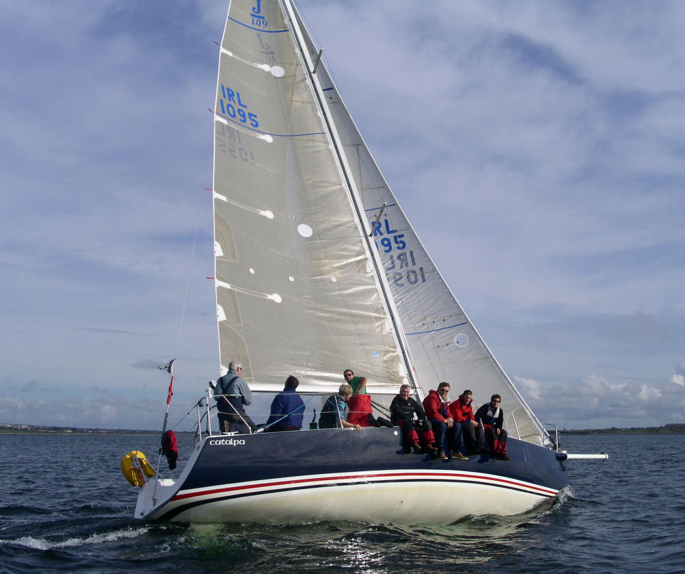 Catalpa wins race 6 in the Volvo October Series at Galway Bay photo copyright Dave Vinnell taken at Galway Bay Sailing Club and featuring the J109 class