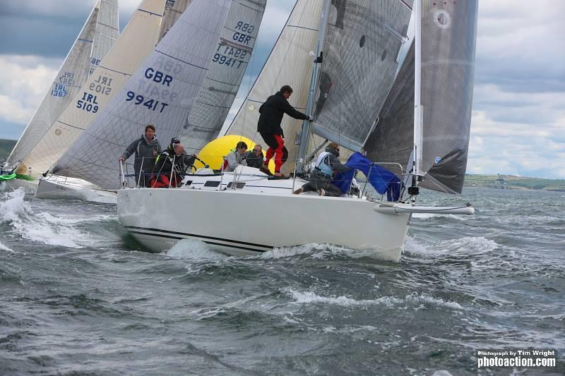 J109 racing at Cork Week 2012 photo copyright Tim Wright / www.photoaction.com taken at Royal Cork Yacht Club and featuring the J109 class