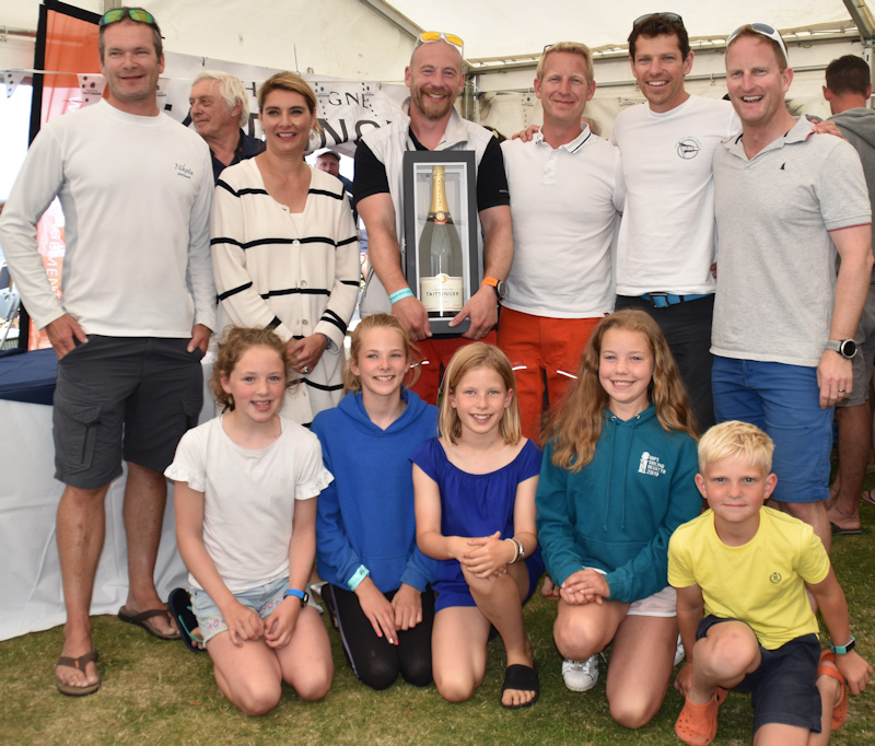 2019 Taittinger Royal Solent Yacht Club Regatta overall winners, the J109 team on Space 8 - photo © Marion Heming