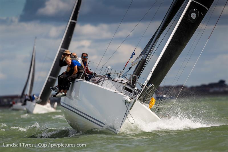 Simon Perry's J/109 Jiraffe at the 2020 Landsail Tyres J-Cup photo copyright Paul Wyeth / www.pwpictures.com taken at Royal Ocean Racing Club and featuring the J109 class