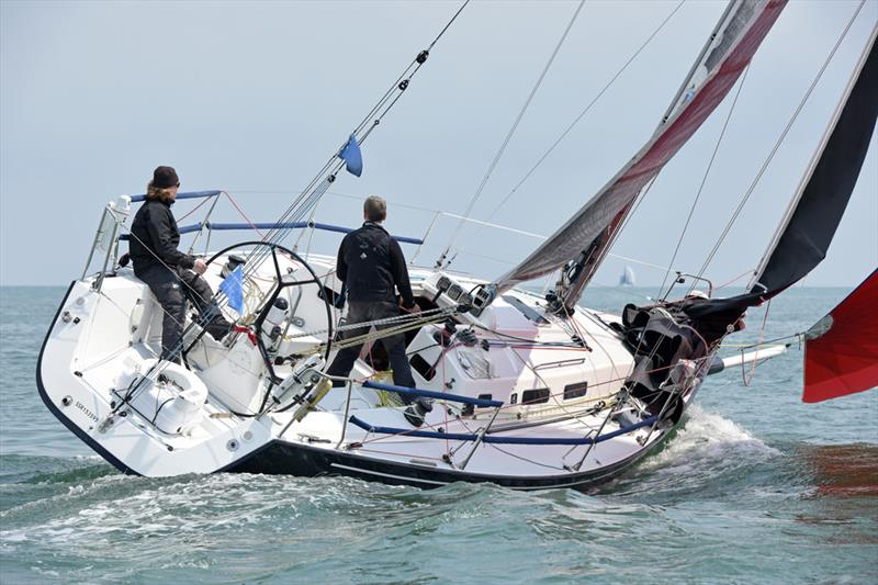 Mike Yates' J/109 Jago, racing with Eivind Boymo-Malm during RORC Spring Series Race 3 photo copyright Rick Tomlinson / www.rick-tomlinson.com taken at Royal Ocean Racing Club and featuring the J109 class