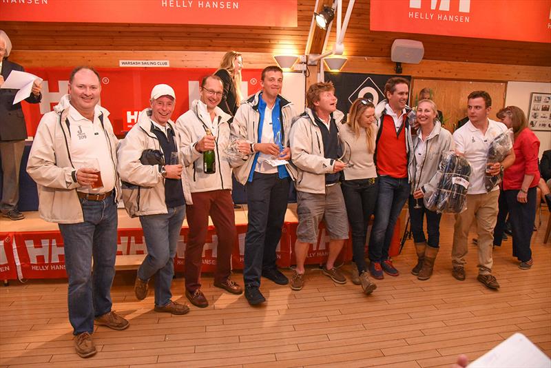 J109 Jiraffe Spring Series winner - 2018 Helly Hansen Warsash Spring Series and Crewsaver Warsash Spring Championship photo copyright Andrew Adams, Close Hauled Photography taken at Warsash Sailing Club and featuring the J109 class