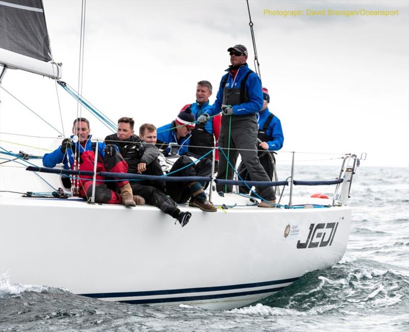 Tánaiste Simon Coveney (Deputy Prime Minister of Ireland) racing J/109 Jedi, with an Irish Defence Force Team - photo © David Branigan / Oceansport