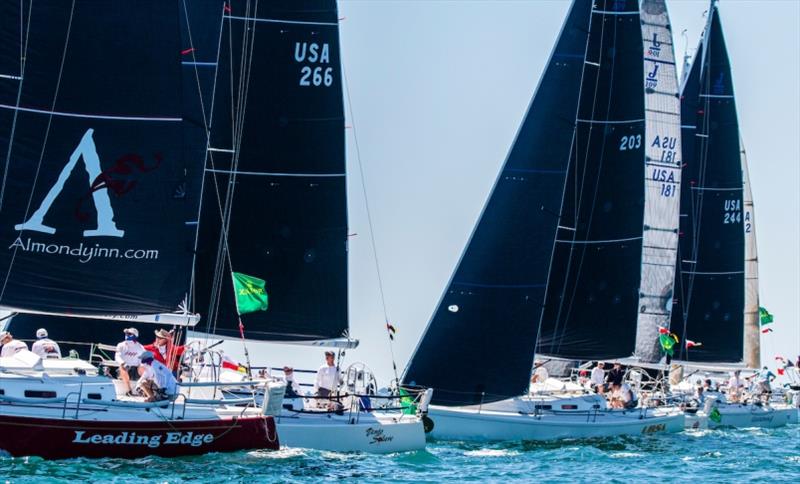 J109 start - Rolex NYYC Race Week at Newport - Day 2 photo copyright Rolex / Daniel Forster taken at New York Yacht Club and featuring the J109 class