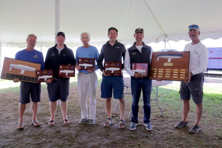 2019 North American Championship Trophy Winners photo copyright Fran Grenon, Spectrum Photo taken at New Bedford Yacht Club and featuring the J109 class