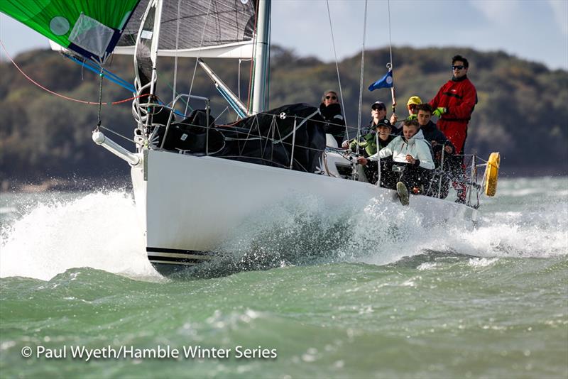 Jukebox - Autumn IRC Championships during week 1 of the HYS Hamble Winter Series photo copyright Paul Wyeth / www.pwpictures.com taken at Hamble River Sailing Club and featuring the J109 class