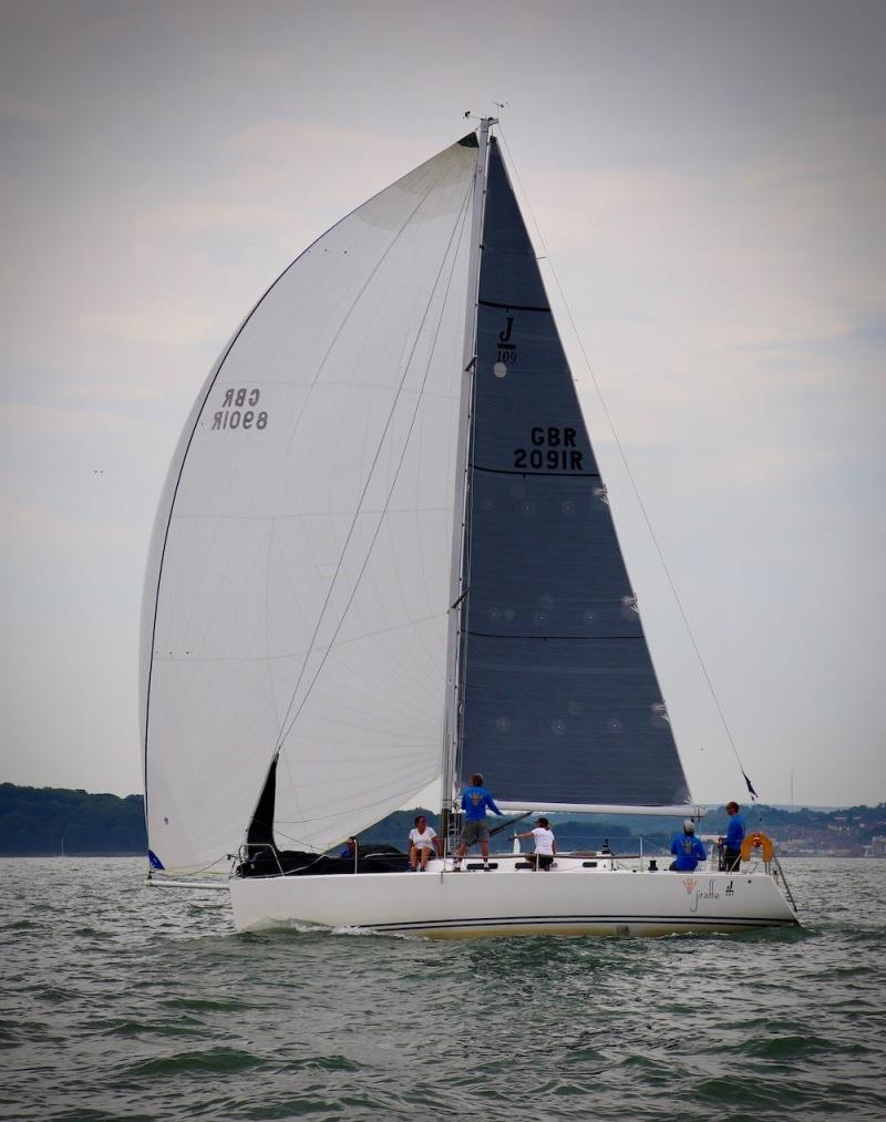 Simon Perry's J/109 Jiraffe - Royal Southern YC Charity Cup Regatta photo copyright Louay Habib / RSrnYC taken at Royal Southern Yacht Club and featuring the J109 class