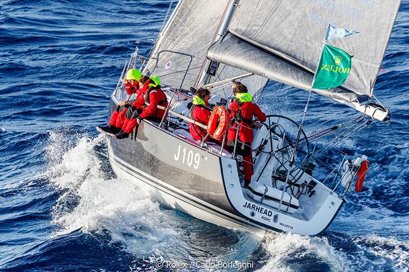 Rolex Middle Sea Race  - Jarhead; Sail nÂ°: MLT 923; Model: J / 109; Entrant: Jarhead Foundation; Country: MLT; Skipper: Lloyd Hamilton; Loa: 10,74; IRC: Class 6 - photo © Rolex / Carlo Borlenghi