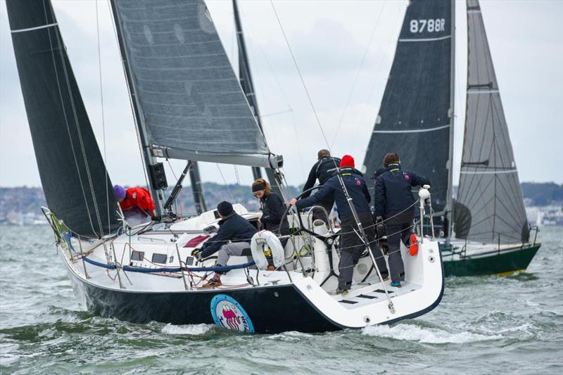 David Richards' Jumping Jellyfish leads the J/109 class after four races - RORC Vice Admiral's Cup photo copyright Rick Tomlinson / RORC taken at Royal Ocean Racing Club and featuring the J109 class