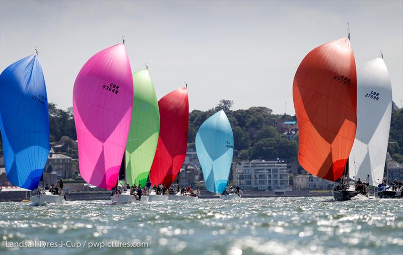 2021 Landsail Tyres J-Cup - Day 2 photo copyright Paul Wyeth / www.pwpictures.com taken at Royal Southern Yacht Club and featuring the J109 class