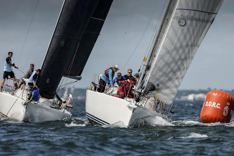 The J/109 fleet saw extremely close racing when they joined the RORC Vice Admiral's Cup regatta on the second day photo copyright Paul Wyeth / pwpictures.com taken at Royal Ocean Racing Club and featuring the J109 class