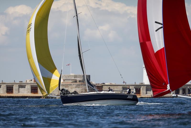 Mike Yates J/109 JAGO winner of IRC Three, racing Two-Handed with 19-year-old Hamish Pimm photo copyright Paul Wyeth / RORC taken at Royal Ocean Racing Club and featuring the J109 class