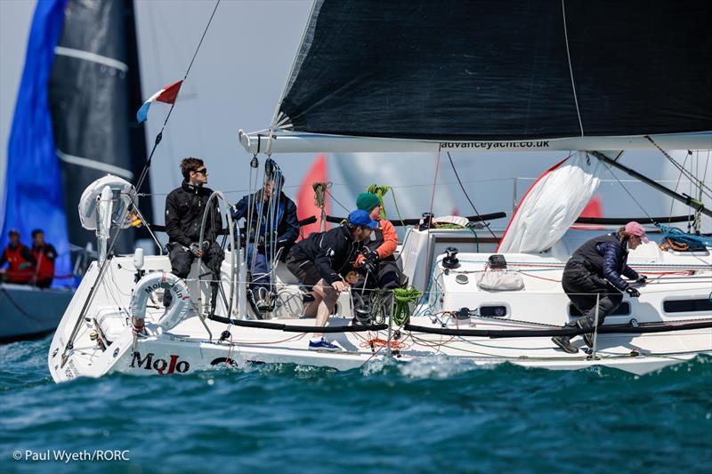 Rob Cotterill's J/109 Mojo Risin' - 2023 RORC De Guingand Bowl Race photo copyright Paul Wyeth / RORC taken at Royal Ocean Racing Club and featuring the J109 class