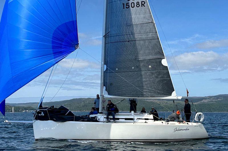 Salamander - Scottish Series day 3 photo copyright Janet West taken at Clyde Cruising Club and featuring the J109 class
