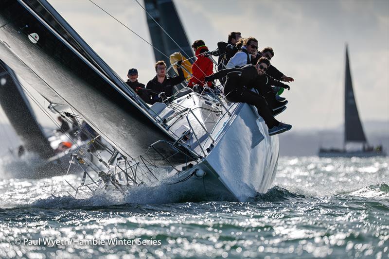 Jukebox, J109 during 42nd Hamble Winter Series - Week 2 photo copyright Paul Wyeth / www.pwpictures.com taken at Hamble River Sailing Club and featuring the J109 class