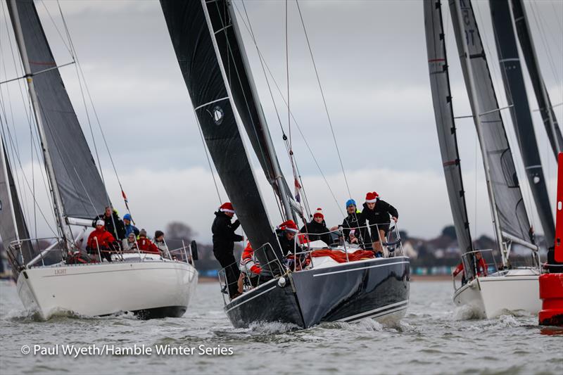 Jago - 42nd Hamble Winter Series - Week 8 photo copyright Paul Wyeth / www.pwpictures.com taken at Hamble River Sailing Club and featuring the J109 class