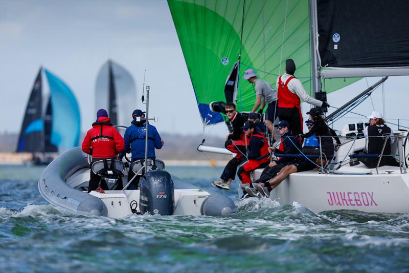 J/109 Jukebox  - 2024 RORC Easter Challenge - Day 2 photo copyright Paul Wyeth / RORC taken at Royal Ocean Racing Club and featuring the J109 class