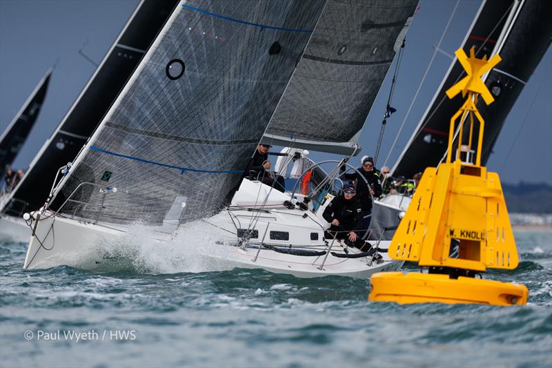Jenie, J109 during Hamble Winter Series 2024 Race Week 2 photo copyright Paul Wyeth / HWS taken at Hamble River Sailing Club and featuring the J109 class