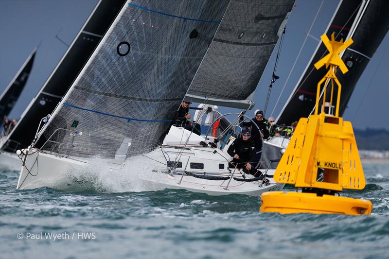 Jenie, J109, in the Hamble Winter Series photo copyright Paul Wyeth / HWS taken at Hamble River Sailing Club and featuring the J109 class