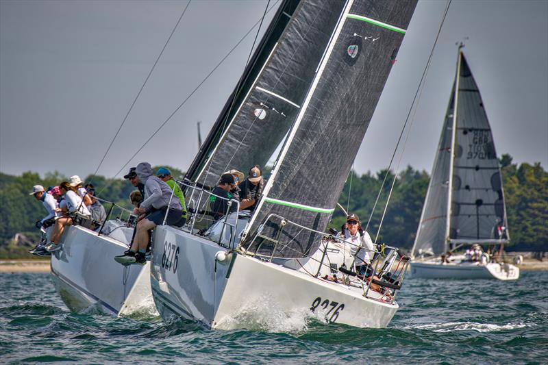 J/109 Joule powers out in front of her fleet - Taittinger Royal Solent YC Regatta - photo © Tim Jeffreys Photography