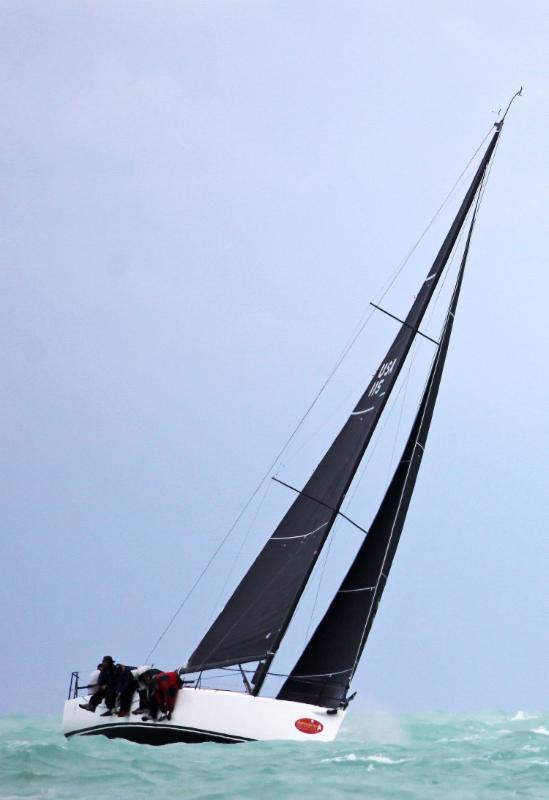 Skeleton Key earned straight bullets to win City of Key West Boat of the Day on day 1 of Quantum Key West Race Week 2016 photo copyright Max Ranchi / Quantum Key West taken at Storm Trysail Club and featuring the J111 class