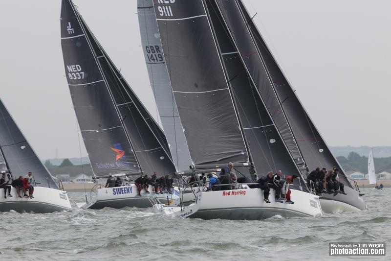 2016 Landsail Tyres J-Cup day 2 photo copyright Tim Wright / www.photoaction.com taken at Royal Southern Yacht Club and featuring the J111 class