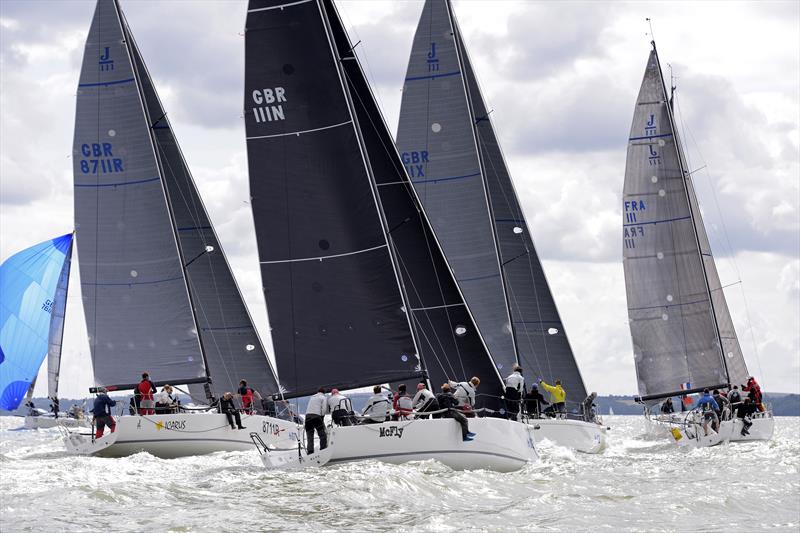 McFly during the 2014 J111 Worlds in Cowes photo copyright Rick Tomlinson / www.rick-tomlinson.com taken at  and featuring the J111 class