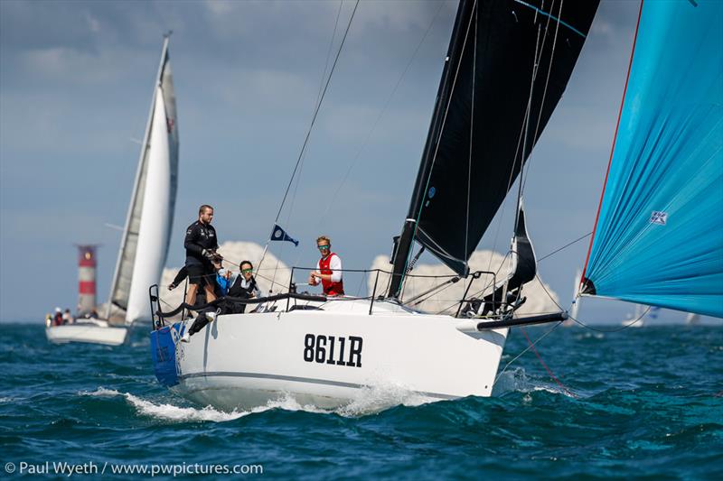 Kestrel, J111 during RORC Race the Wight photo copyright Paul Wyeth / www.pwpictures.com taken at Royal Ocean Racing Club and featuring the J111 class