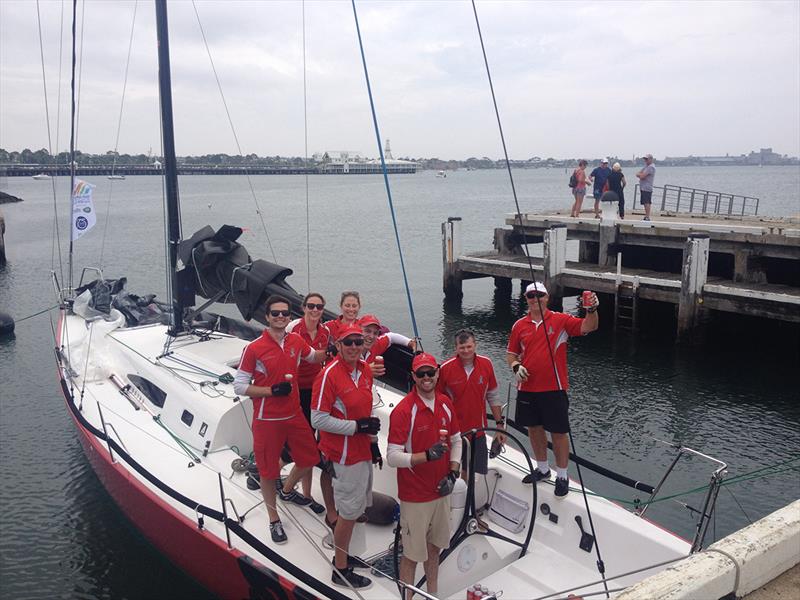 Australian J/111 fleet at Festival of Sails, Geelong - photo © Sandra Entwistle