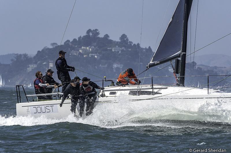 Joust sailing at the 2017 J/111 World Championship in San Francisco photo copyright Gerard Sheridan taken at San Francisco Yacht Club and featuring the J111 class