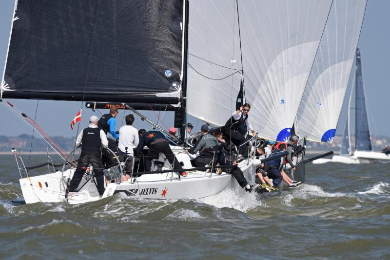 Almost unbeatable:  Jelvis dominates the J/111 class - 2018 Vice Admiral's Cup photo copyright Rick Tomlinson taken at Royal Ocean Racing Club and featuring the J111 class