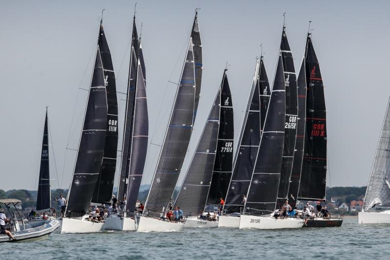 Glorious sunshine prevailed for a weekend of Solent racing with up to six races enjoyed by 11 classes during the Royal Southern Yacht Club Harken June Regatta - photo © Paul Wyeth / www.pwpictures.com