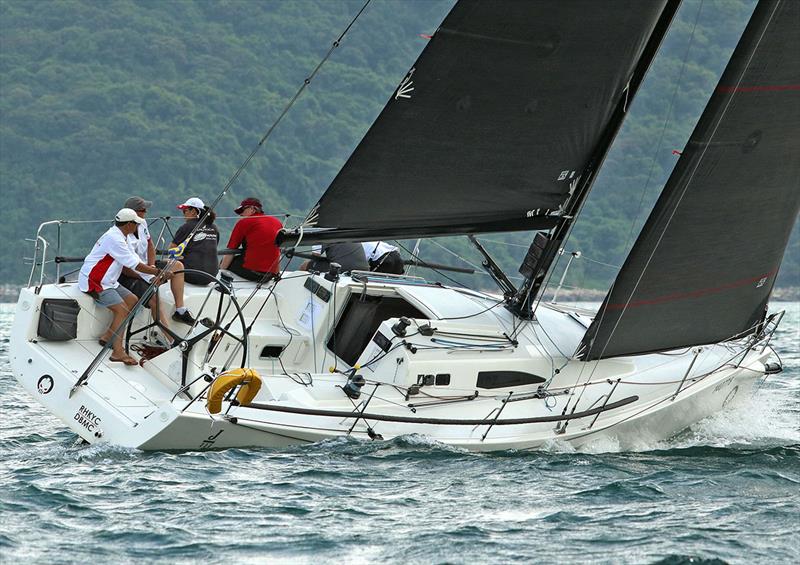 The J-111, Juggerknot (Peroni Summer Saturday Series , Race 4) photo copyright Fragrant Harbour taken at Hebe Haven Yacht Club and featuring the J111 class