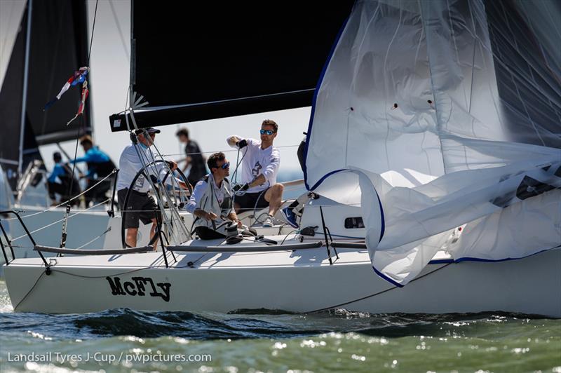 2021 Landsail Tyres J-Cup - Day 2 photo copyright Paul Wyeth / www.pwpictures.com taken at Royal Southern Yacht Club and featuring the J111 class