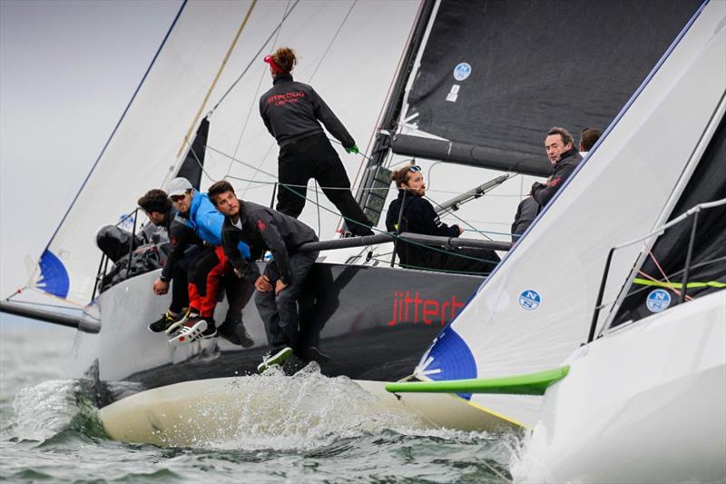 Cornel Riklin's J/111 Jitterbug - RORC Vice Admiral's Cup photo copyright Paul Wyeth / pwpictures.com taken at Royal Ocean Racing Club and featuring the J111 class